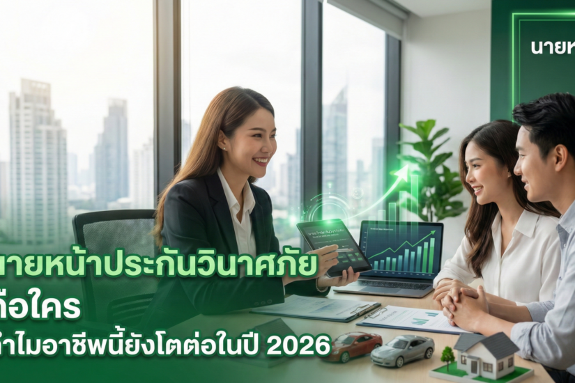 นายหน้าประกันวินาศภัย คือใคร ทำไมอาชีพนี้ยังโตต่อในปี 2026